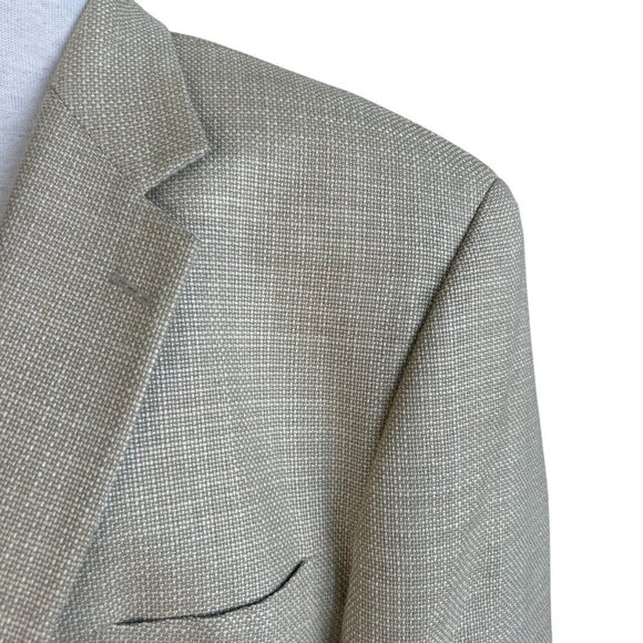 Chaps 100% Silk Men’s 2 Button Blazer Sport Coat Size 48R - Picture 9 of 9